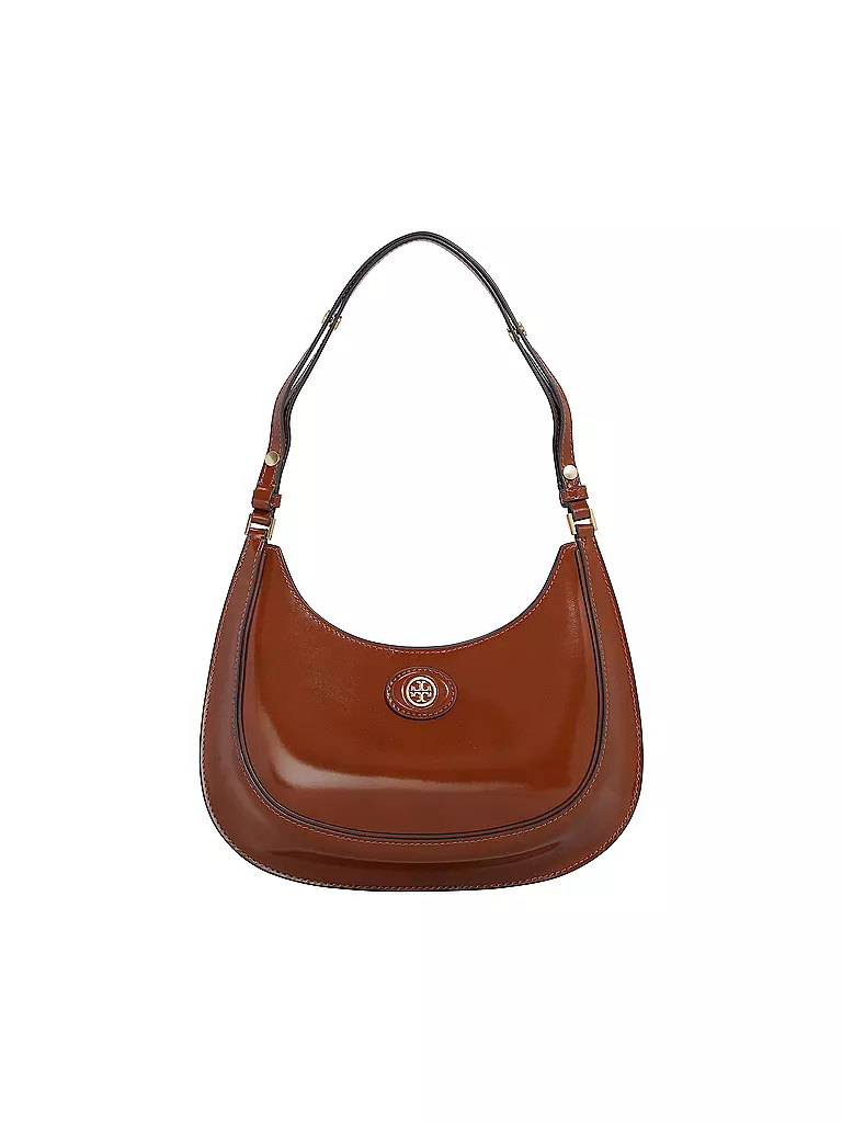TORY BURCH | Bolso de cuero - Bolso de mano ROBINSON SPAZZOLATO | Marrón