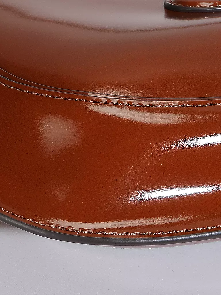 TORY BURCH | Bolso de cuero - Bolso de mano ROBINSON SPAZZOLATO | Marrón