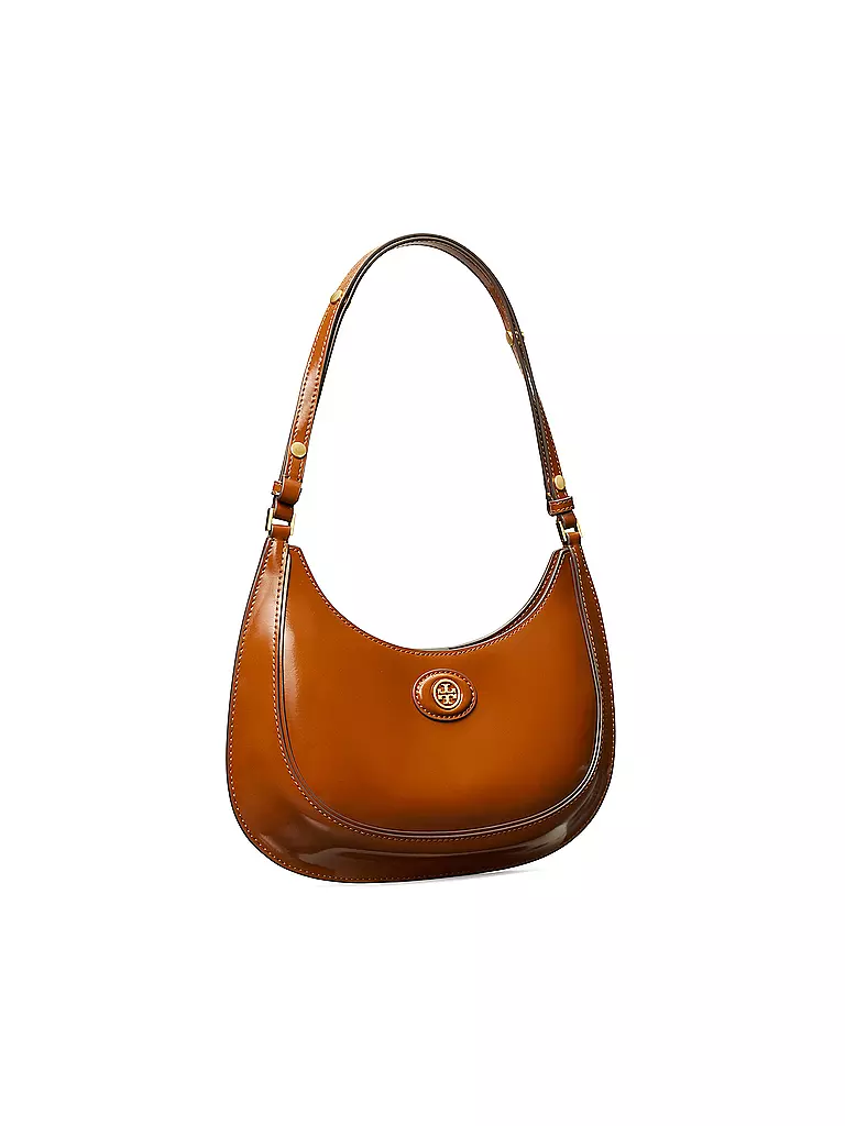 TORY BURCH | Bolso de cuero - Bolso de mano ROBINSON SPAZZOLATO | Marrón