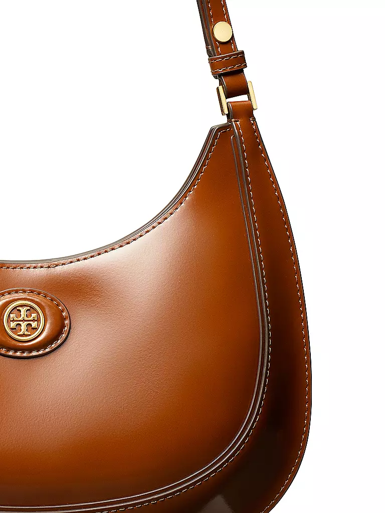 TORY BURCH | Bolso de cuero - Bolso de mano ROBINSON SPAZZOLATO | Marrón