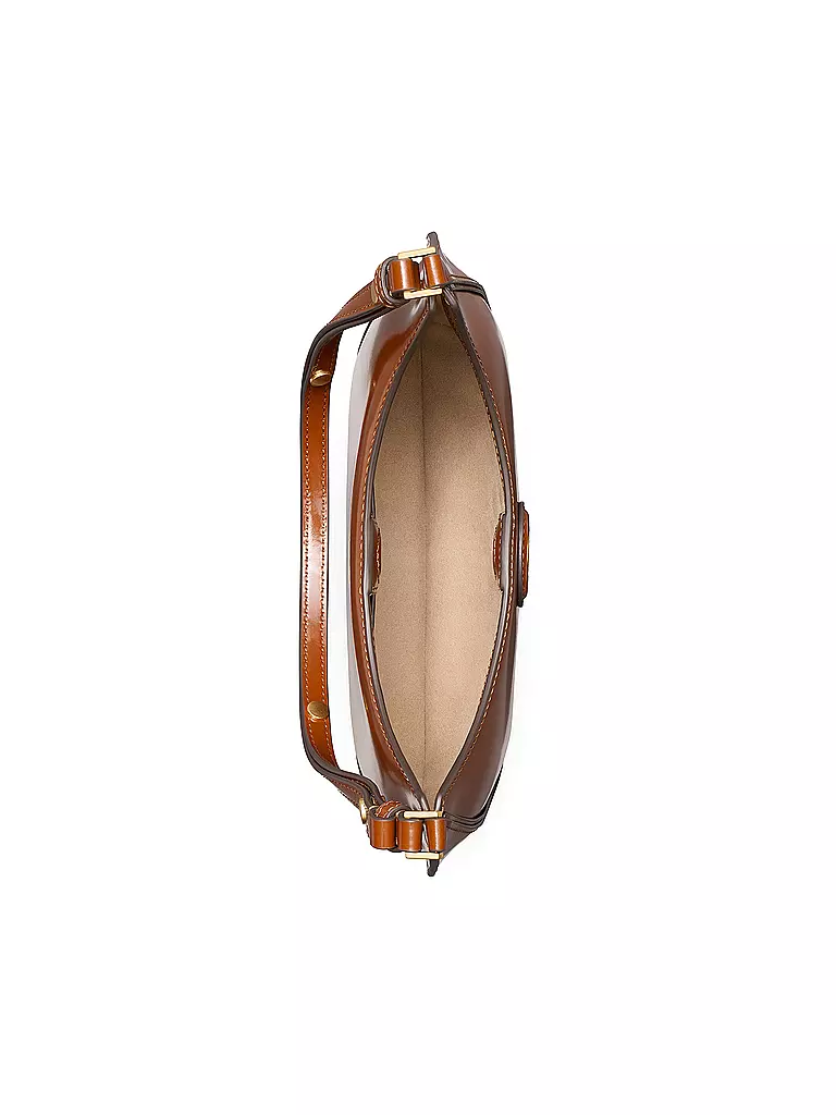 TORY BURCH | Bolso de cuero - Bolso de mano ROBINSON SPAZZOLATO | Marrón