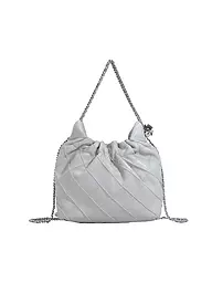 TORY BURCH | Bolso de cuero - Bolso Hobo FLEMING MINI | Gris