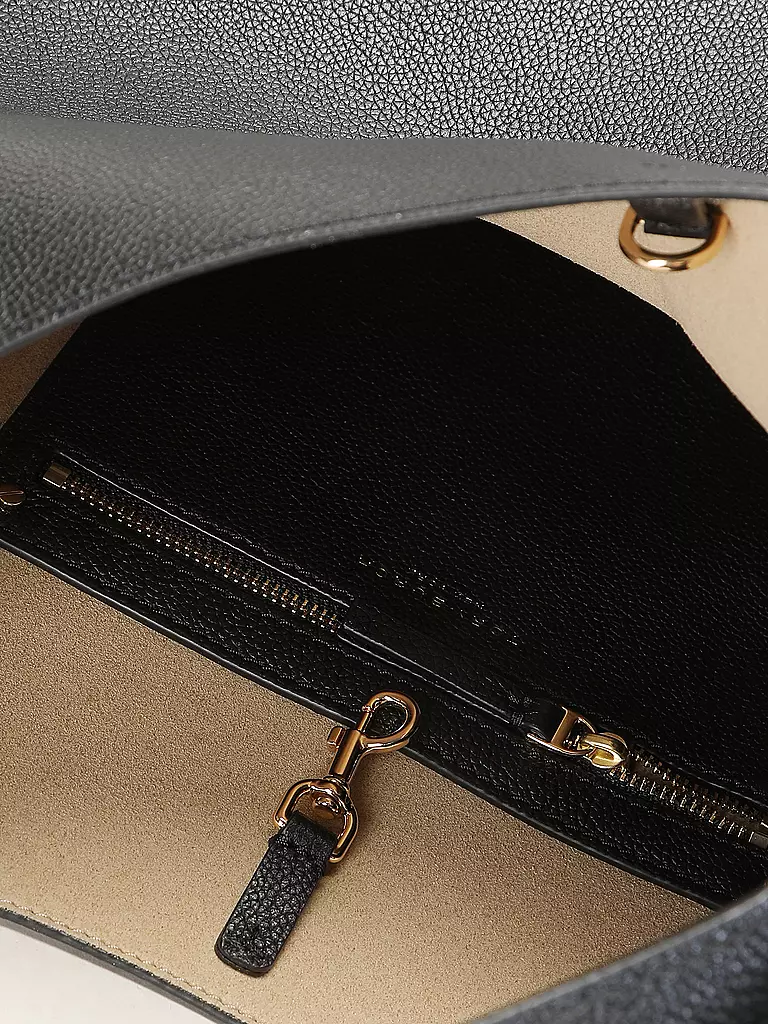 TORY BURCH | Bolso de cuero - Bolso Hobo ROMY | Negro
