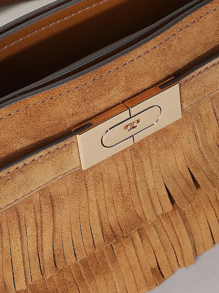 TORY BURCH | Bolso de cuero - Bolso tote LEE RADZIWILL | Camel