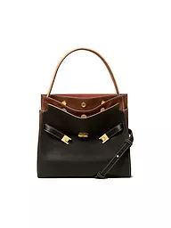 TORY BURCH | Bolso de cuero - Double Bag Small | Negro