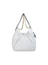 TORY BURCH | Bolso de cuero - Hobo Bag FLEMING Mini | Blanco