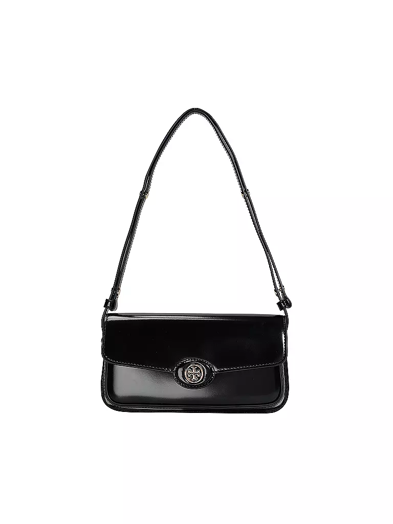TORY BURCH | Bolso de cuero - Mini Bag ROBINSON SPAZZOLATO | Negro