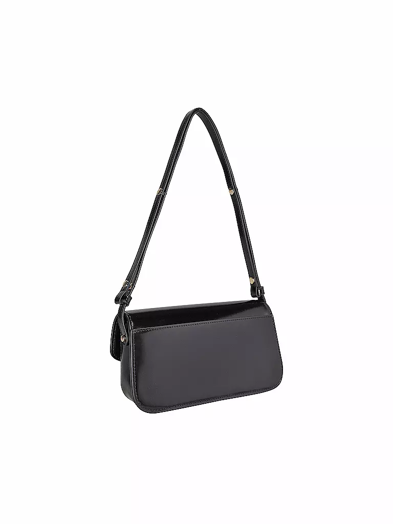 TORY BURCH | Bolso de cuero - Mini Bag ROBINSON SPAZZOLATO | Negro
