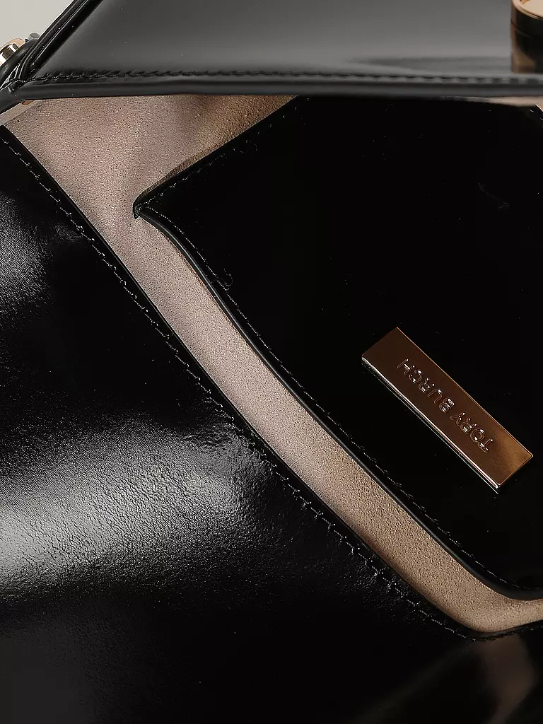 TORY BURCH | Bolso de cuero - Mini Bag ROBINSON SPAZZOLATO | Negro