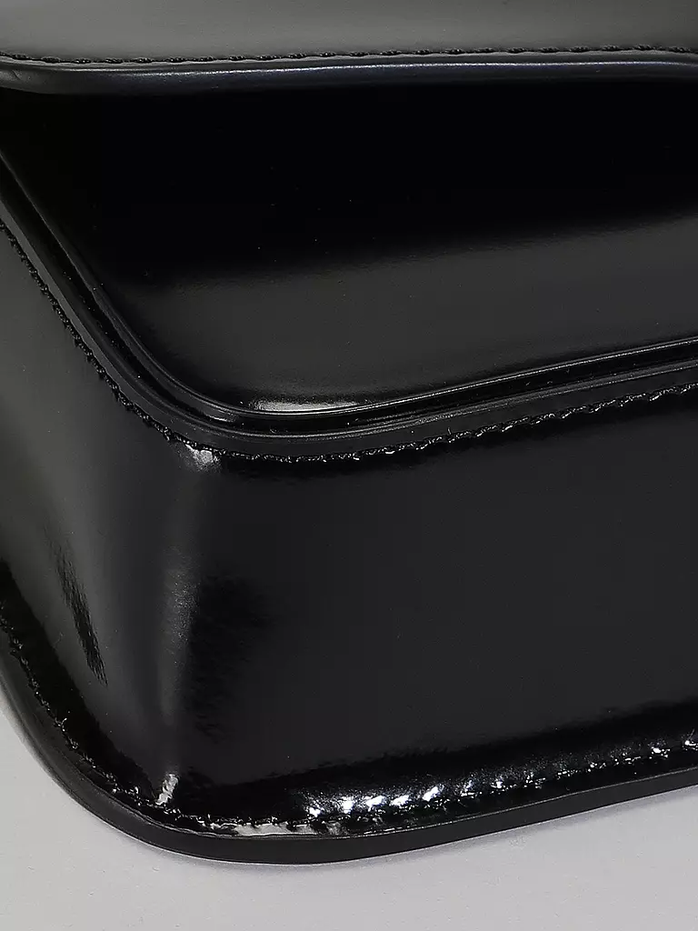 TORY BURCH | Bolso de cuero - Mini Bag ROBINSON SPAZZOLATO | Negro