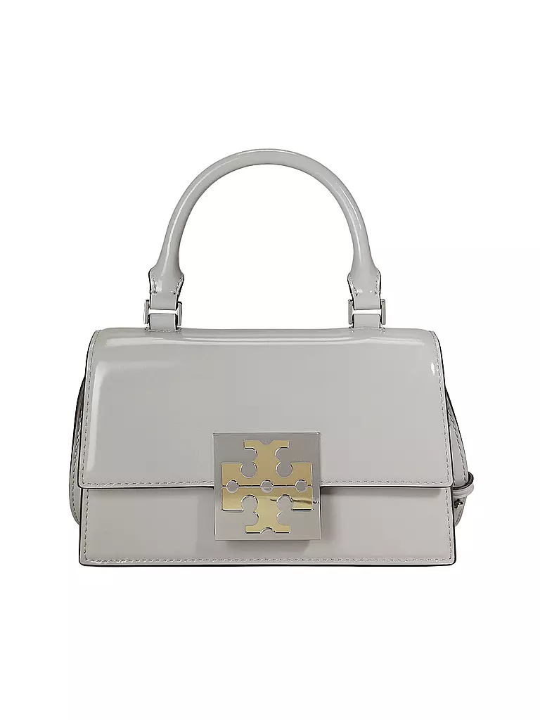 TORY BURCH | Bolso de cuero - Mini Bag SPAZZOLATO | Gris