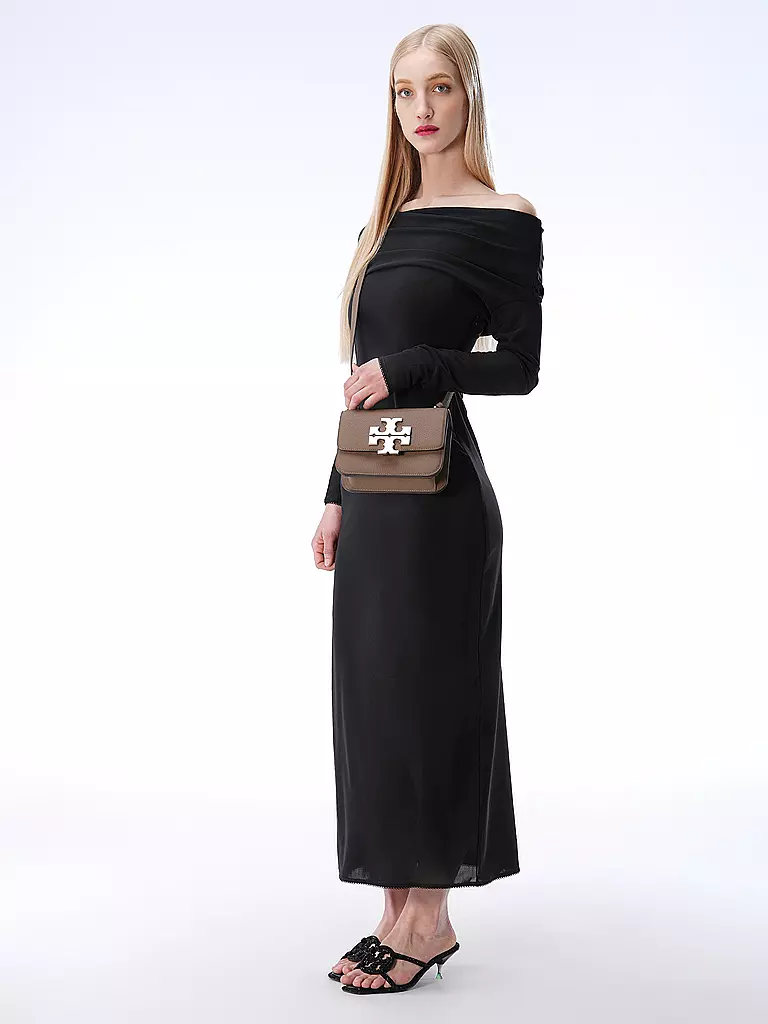 TORY BURCH | Bolso de cuero - Mini Bolso ELEANOR Small | Marrón
