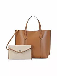 TORY BURCH | Bolso de cuero - Shopper PERRY SMALL TOTE | Marrón