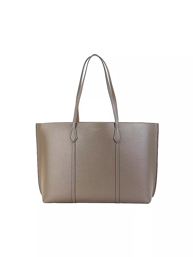 TORY BURCH | Bolso de cuero - Shopper PERRY | Marrón claro