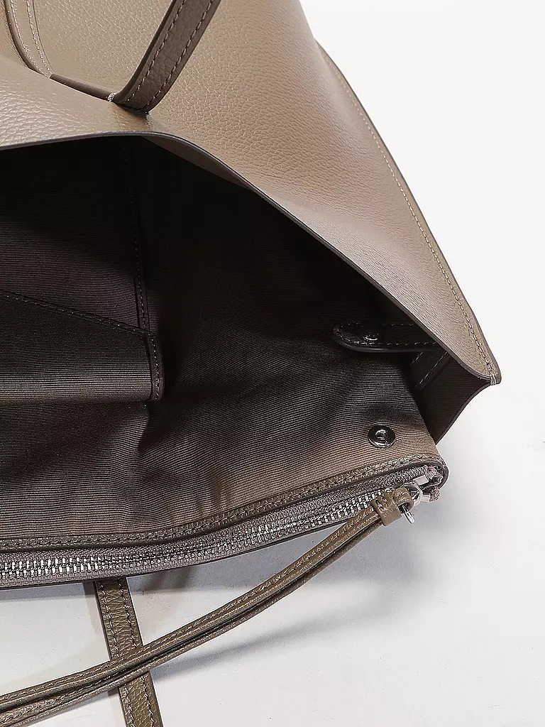 TORY BURCH | Bolso de cuero - Shopper PERRY | Marrón claro