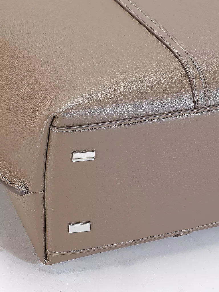 TORY BURCH | Bolso de cuero - Shopper PERRY | Marrón claro