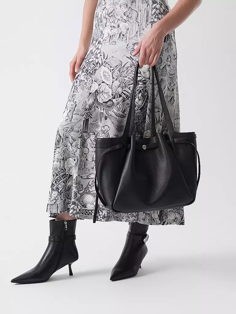TORY BURCH | Bolso de cuero - Shopper ROMY | Negro