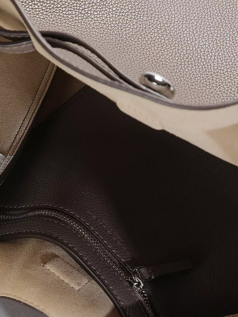 TORY BURCH | Bolso de cuero - Shopper ROMY | Gris