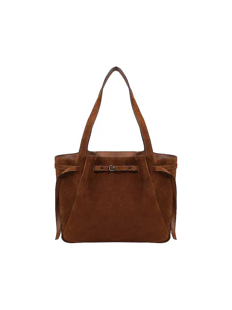 TORY BURCH | Bolso de cuero - Shopper | Marrón claro