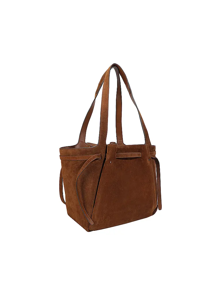 TORY BURCH | Bolso de cuero - Shopper | Marrón claro