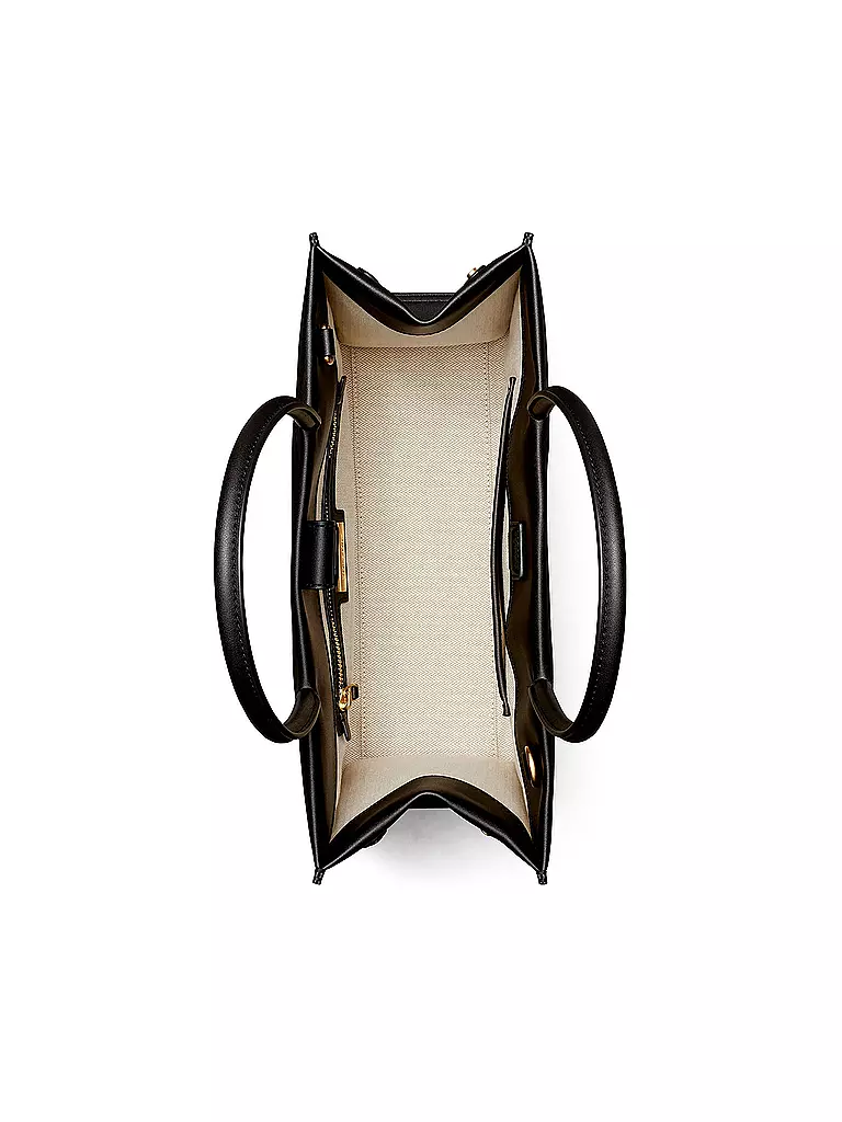 TORY BURCH | Bolso de cuero - Tote Bag ELLA ECO TOTE Small | Negro