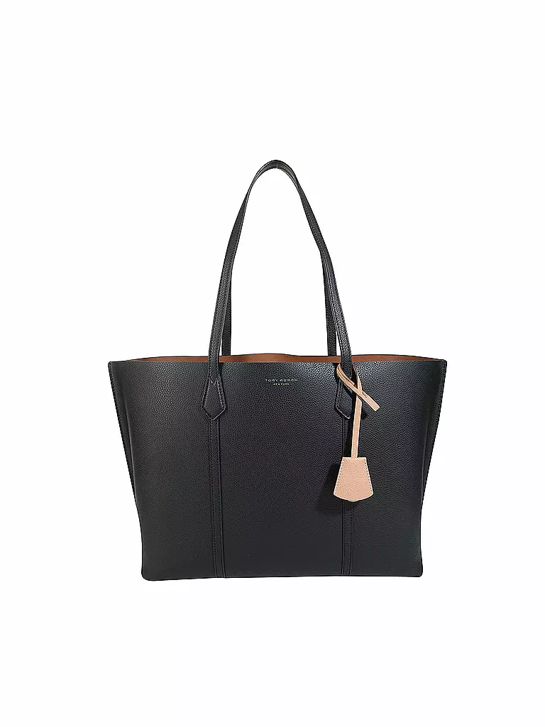 TORY BURCH | Bolso de cuero - Tote Bag PERRY TRIPLE COMPARTMENT | Negro