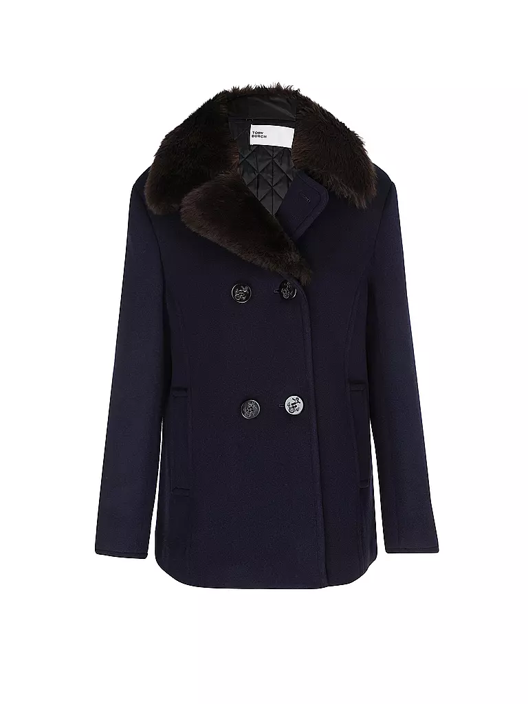 TORY BURCH | Chaqueta de lana | Azul oscuro