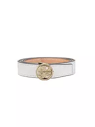 TORY BURCH | Cinturón reversible de cuero MILLER | Crema