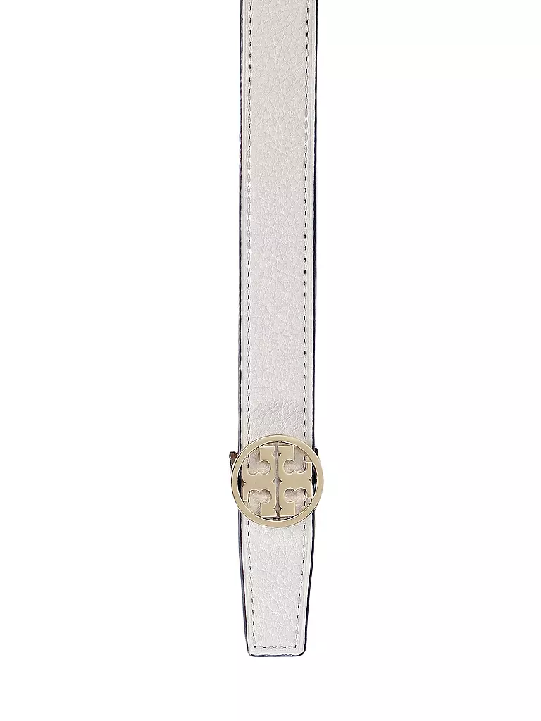 TORY BURCH | Cinturón de cuero MILLER | Crema