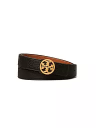 TORY BURCH | Cinturón reversible de cuero MILLER | Negro