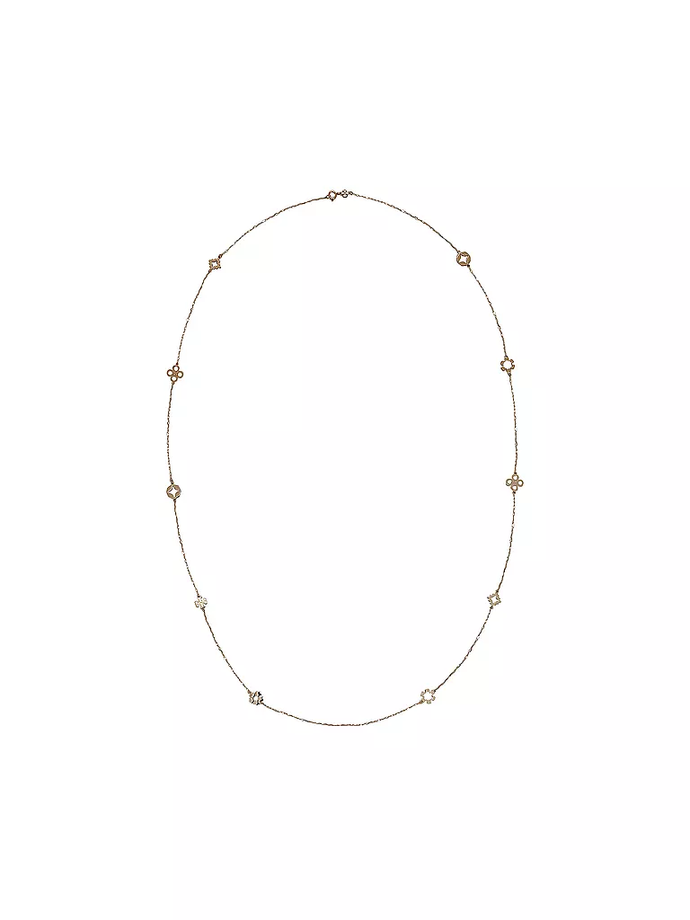 TORY BURCH | Collar KIRA CLOVER LONG NECKLACE | Oro