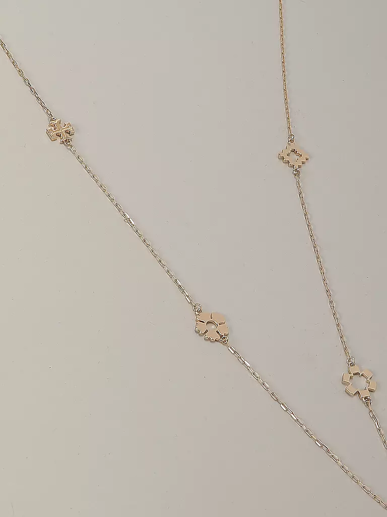 TORY BURCH | Collar KIRA CLOVER LONG NECKLACE | Oro