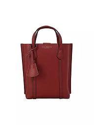 TORY BURCH | Ledertasche - Mini Bag PERRY MINI TOTE | Rojo oscuro