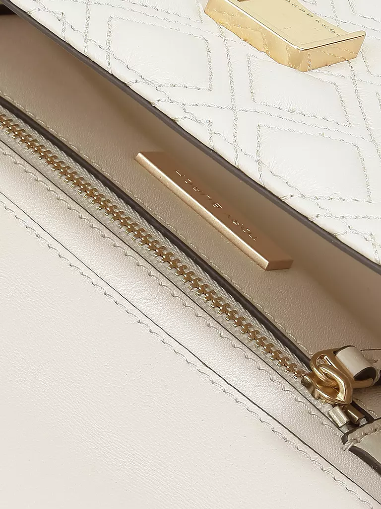 TORY BURCH | Ledertasche - Schultertasche FLEMING Small | Crema