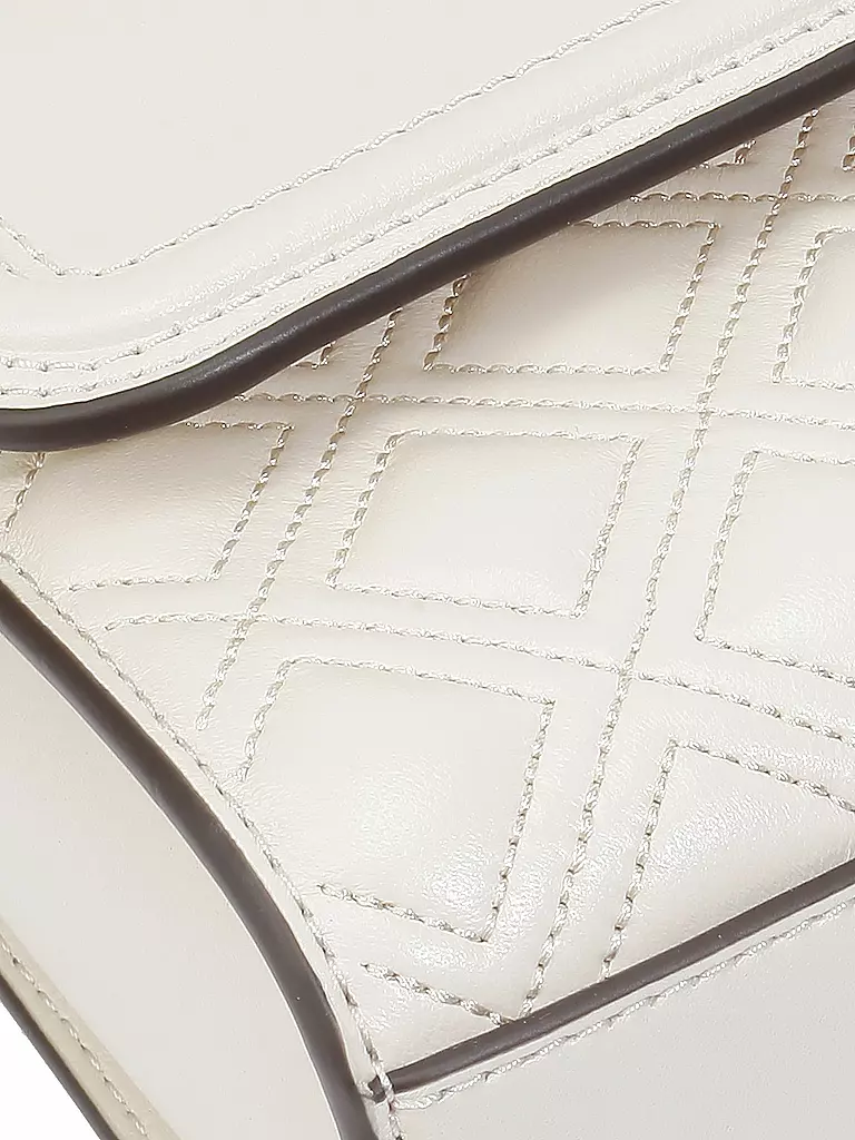 TORY BURCH | Ledertasche - Schultertasche FLEMING Small | Crema