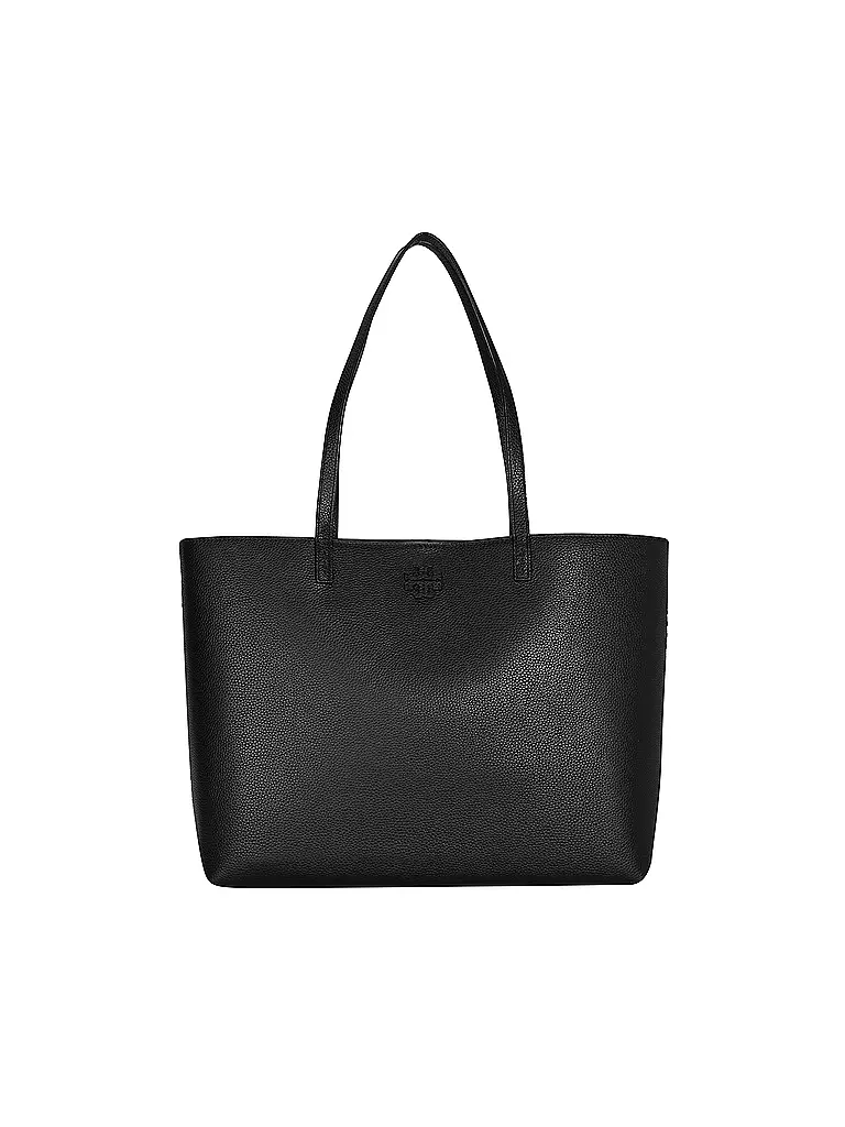 TORY BURCH | Ledertasche - Shopper MCGRAW  | Negro