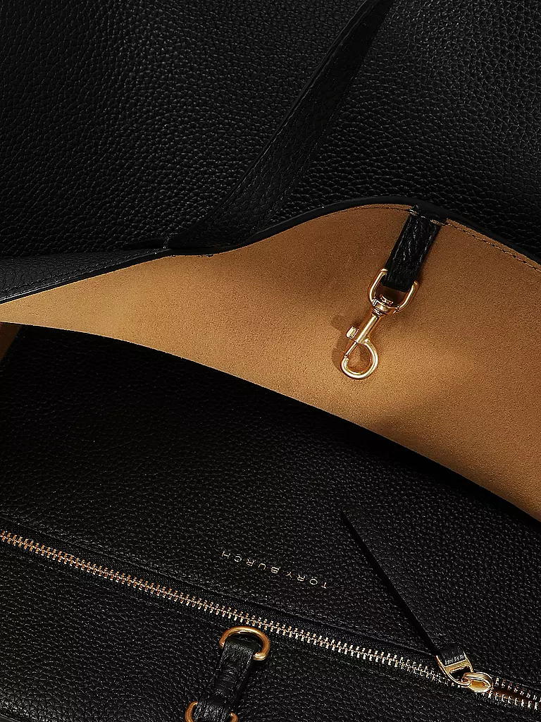 TORY BURCH | Ledertasche - Shopper MCGRAW  | Negro
