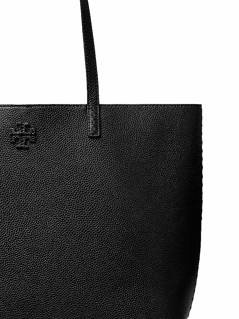 TORY BURCH | Ledertasche - Shopper McGRAW TOTE | Negro