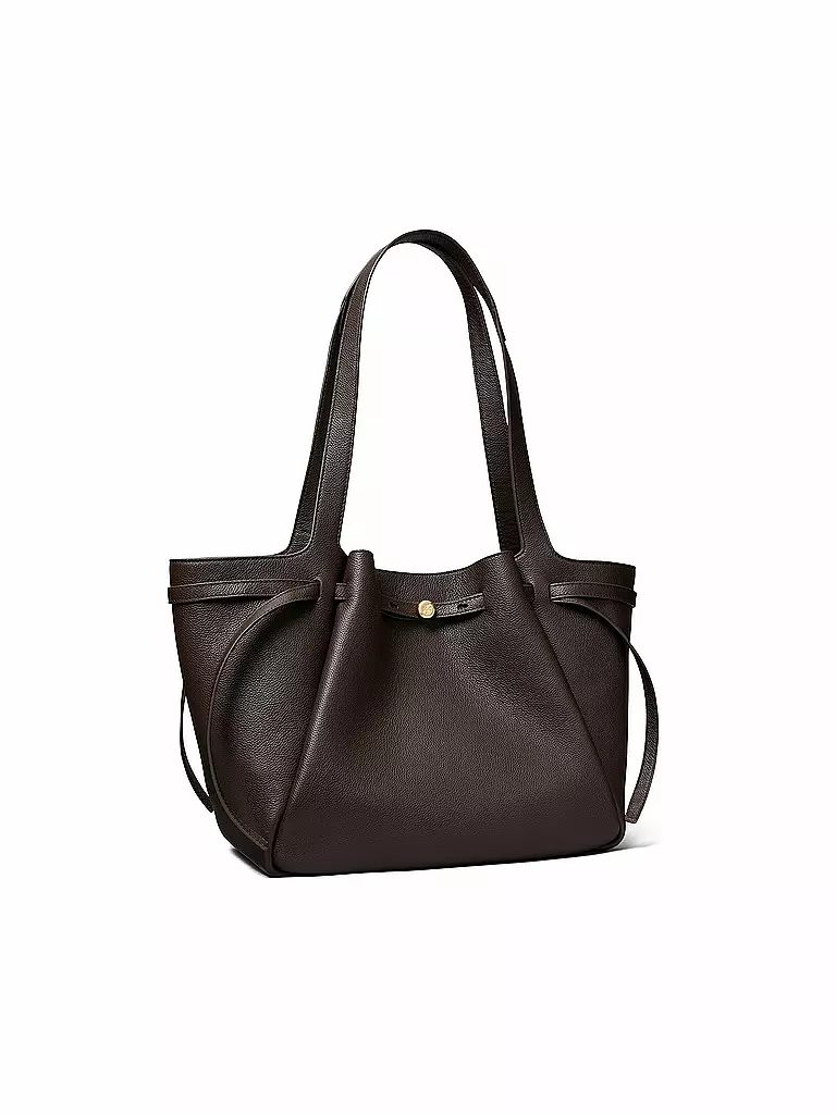 TORY BURCH | Ledertasche - Shopper ROMY | Marrón