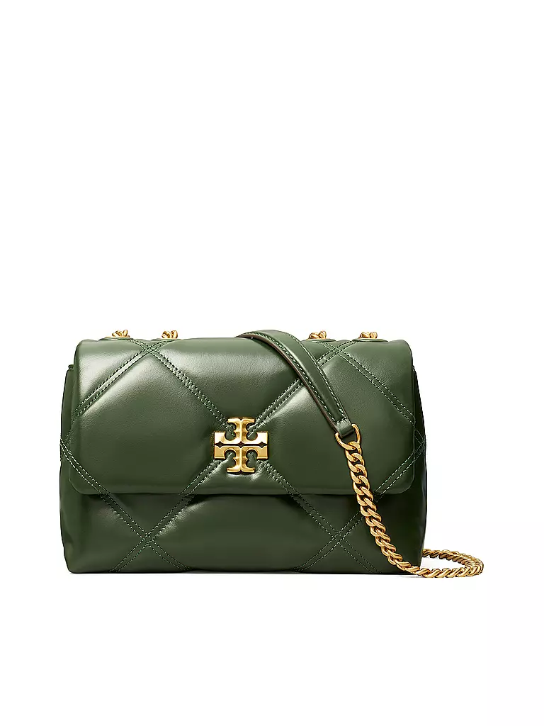 TORY BURCH | Ledertasche - Umhängetasche KIRA DIAMOND Small | Verde