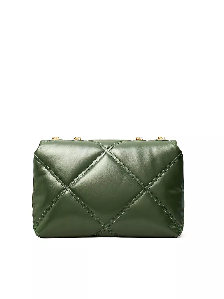 TORY BURCH | Ledertasche - Umhängetasche KIRA DIAMOND Small | Verde