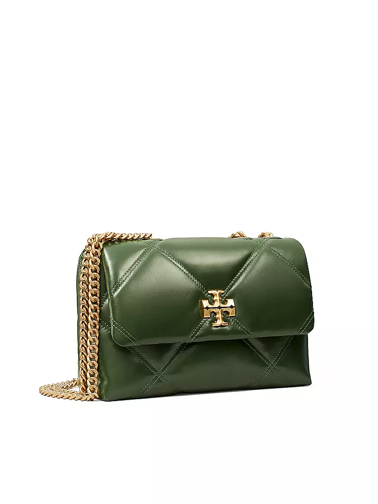 TORY BURCH | Ledertasche - Umhängetasche KIRA DIAMOND Small | Verde