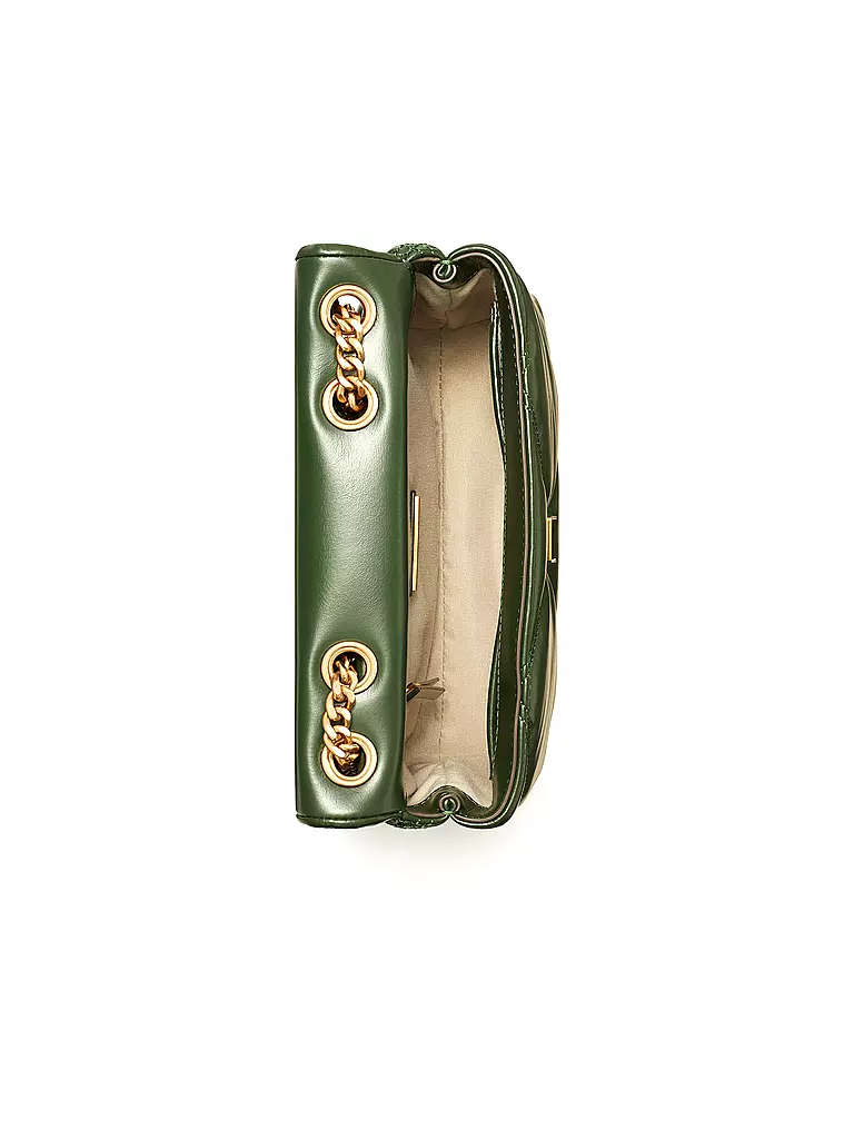 TORY BURCH | Ledertasche - Umhängetasche KIRA DIAMOND Small | Verde