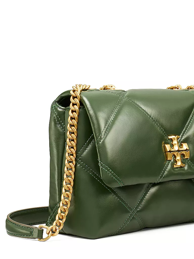 TORY BURCH | Ledertasche - Umhängetasche KIRA DIAMOND Small | Verde