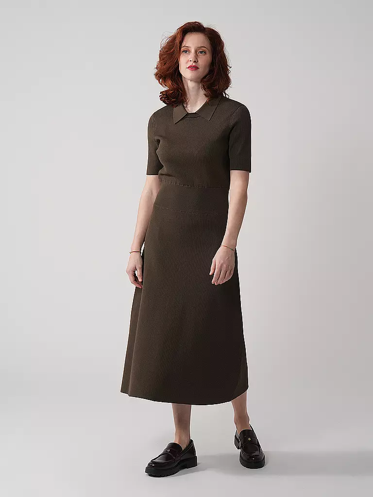 TORY BURCH | Midikleid | Verde oscuro