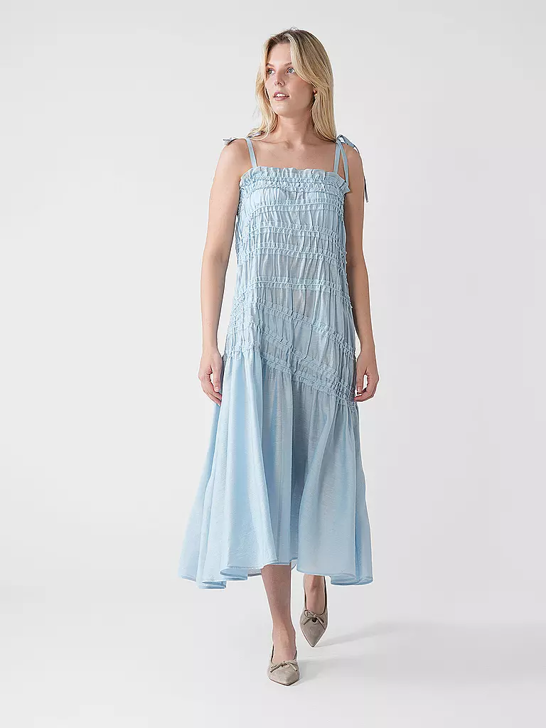TORY BURCH | Midikleid | Azul claro