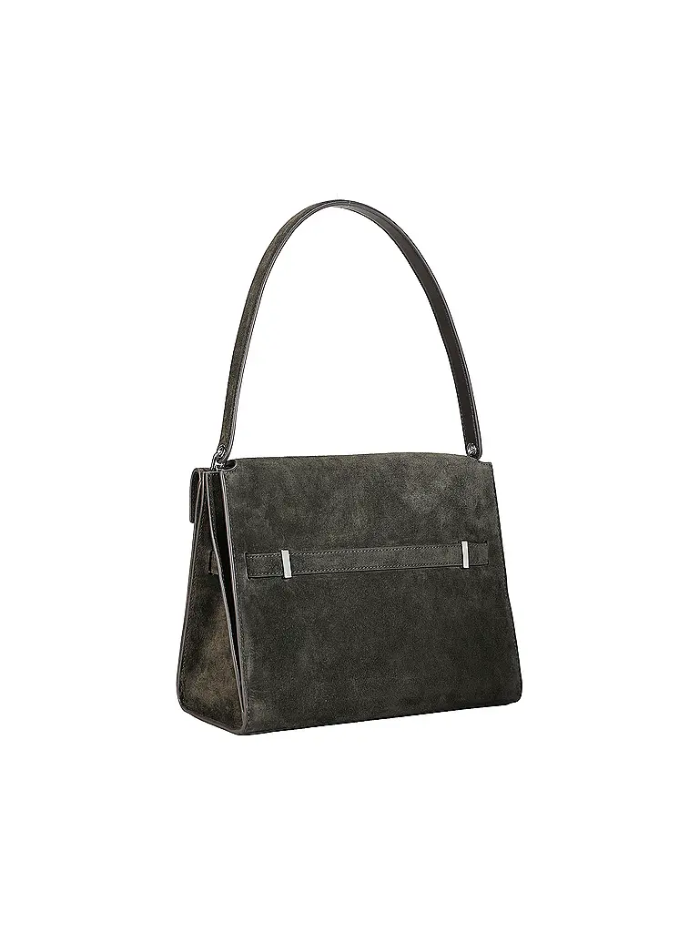 TORY BURCH | Nombre del producto: Bolso de cuero - Bolso de hombro LEE RADZIWILL Large | Verde oscuro