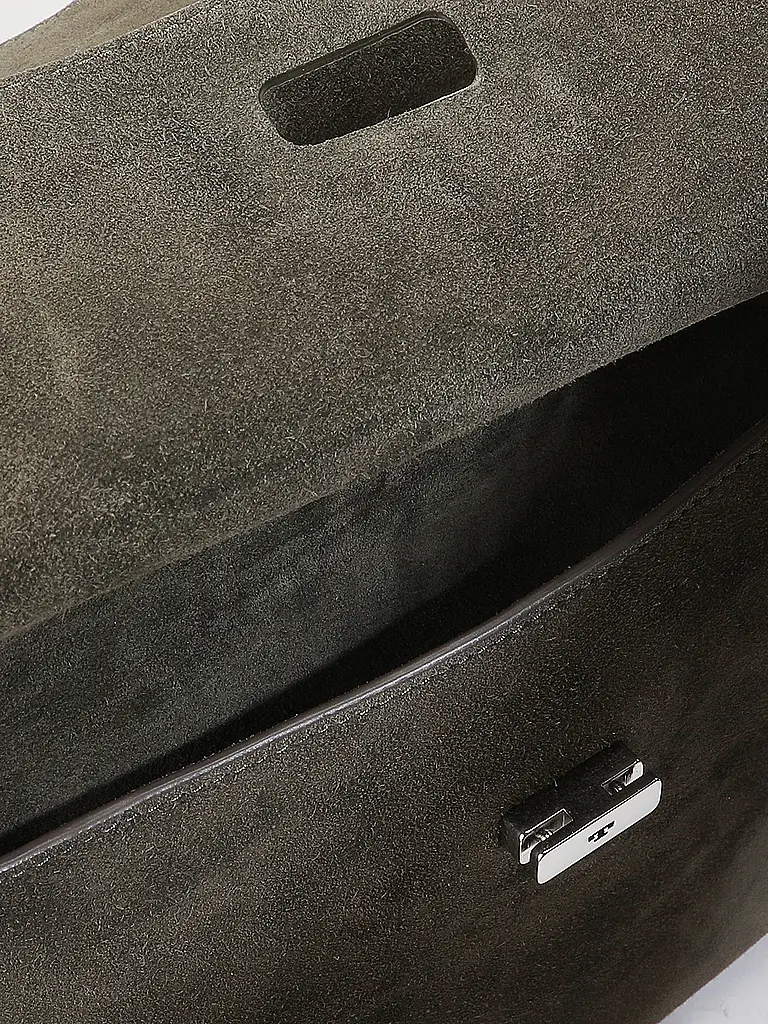 TORY BURCH | Nombre del producto: Bolso de cuero - Bolso de hombro LEE RADZIWILL Large | Verde oscuro