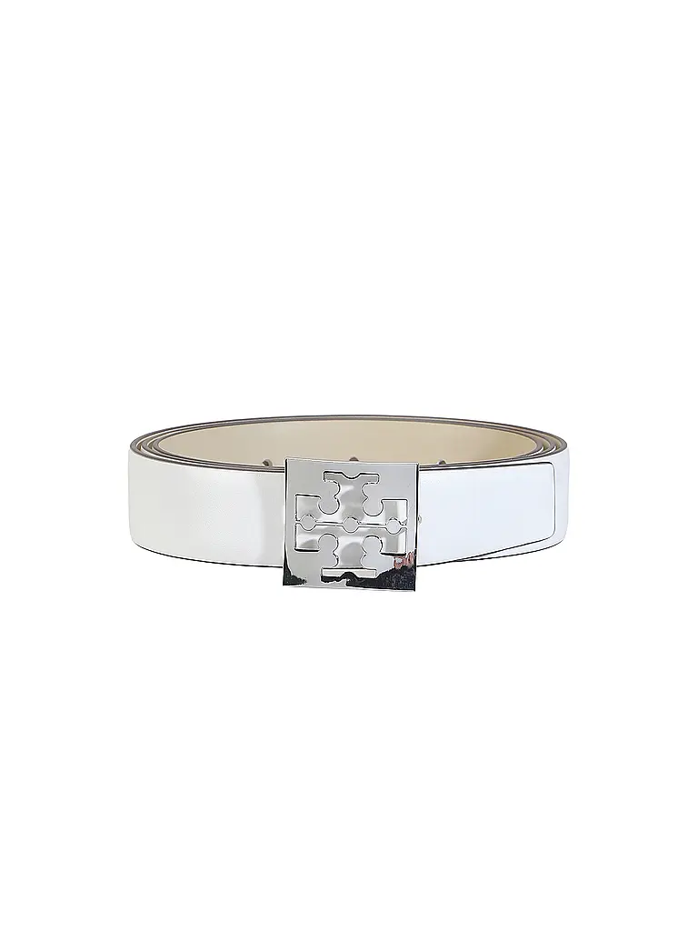 TORY BURCH | Nombre del producto: Cinturón de cuero SQUARE LOGO
Marca: TORY BURCH
Color: blanco
Categorías: Moda, Mujer

Material: Cuero
Diseño: Liso
Estilo: Glamour
Detalles: Logo | Blanco