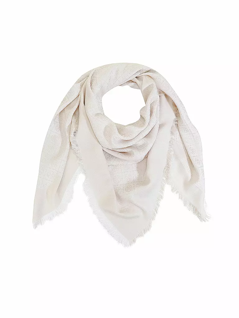 TORY BURCH | Pañuelo Traveler | Crema